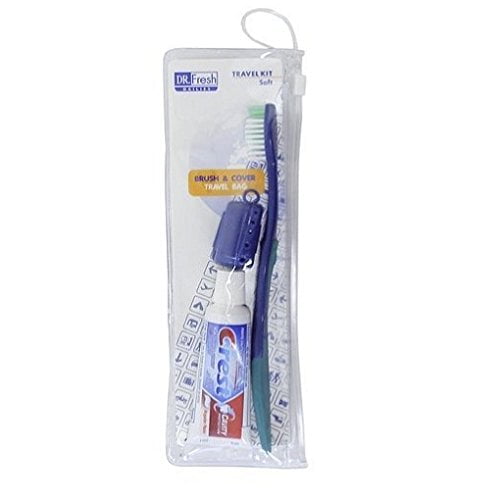 Dr. Fresh Toothbrush on the Go Travel Kit (Pack of 4)