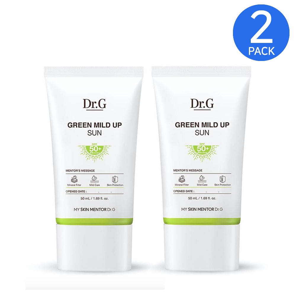 Dr.G Green Mild Up Sun+ Sunscreen SPF50+ PA++++ 50ml x ( 2 Pack ) - Walmart.com