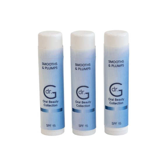 Dr G Oral Beauty Smoothing Lip Balm SPF 15, 3-PACK