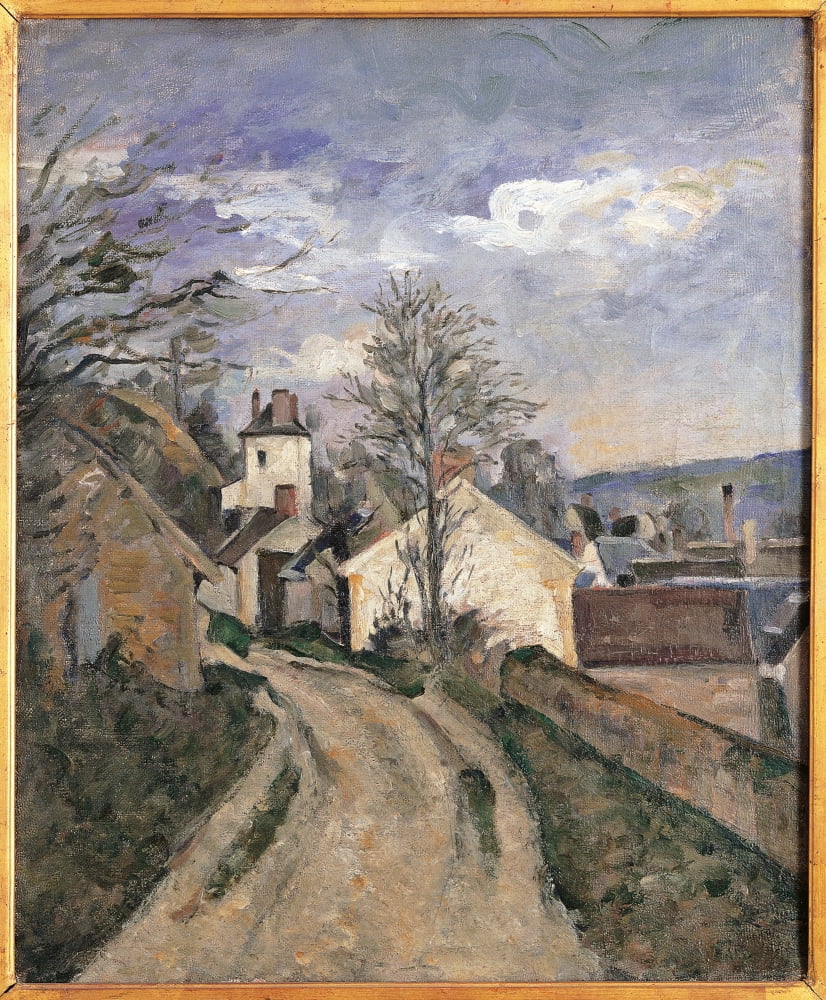 Dr Gachets House At Auvers Canvas Art - (24 x 36)