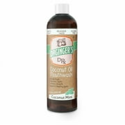 Dr. Ginger's Coconut Oil Pulling Mouthwash, All-Natural, Coconut Mint Flavor, 14fl oz, 1ct