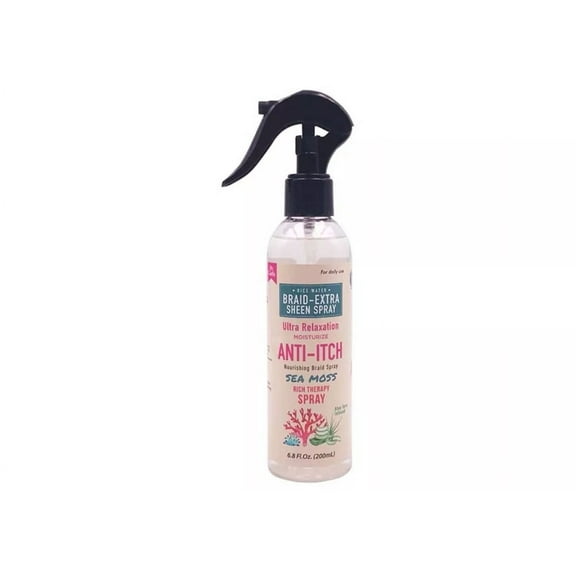 Dr.Girls Anti-Itch Sea Moss Braid Extra Sheen Spray, 6.8 Oz