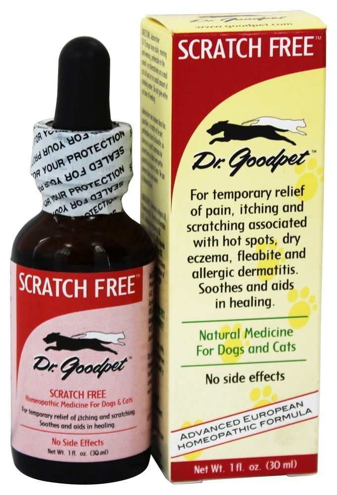 DR GOODPET Dr. Goodpet - Scratch Free Homeopathic Formula For Dogs & Cats - 1 fl. oz.