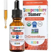 Dr. Green Mom Temperature Tamer - Cooling, Calming & Immunity Support Drops - Lemon Balm and Chamomile