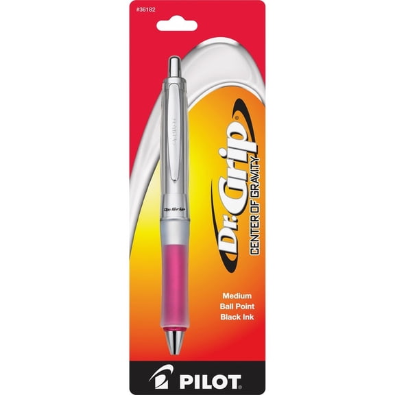 Pilot, PIL36182, Dr. Grip Center of Gravity Retractable Ballpoint Pens, 1 Each