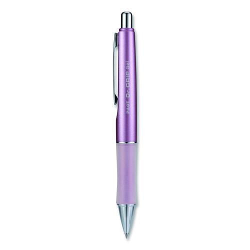 Dr. Grip Limited Gel Pen, Retractable, Fine 0.7 Mm, Black Ink, Champagne Mauve Barrel | Bundle of 2