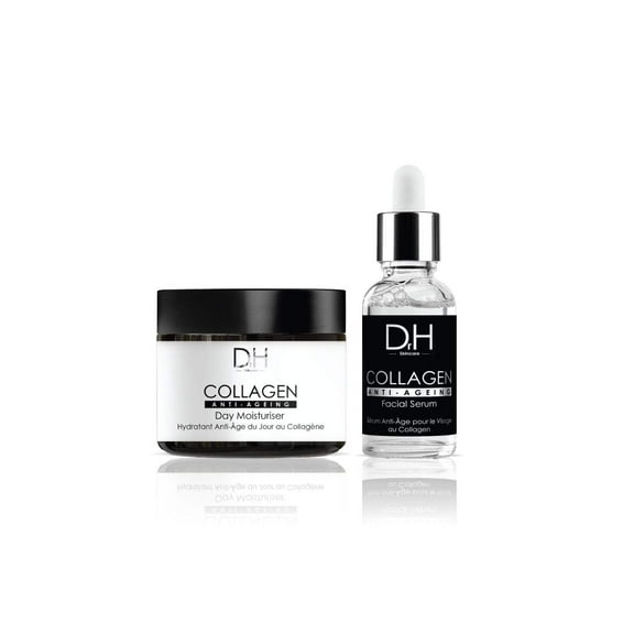 Dr H Anti-Aging Collagen Facial Serum 30ml + Collagen Anti-Aging Day Moisturizer 60ml