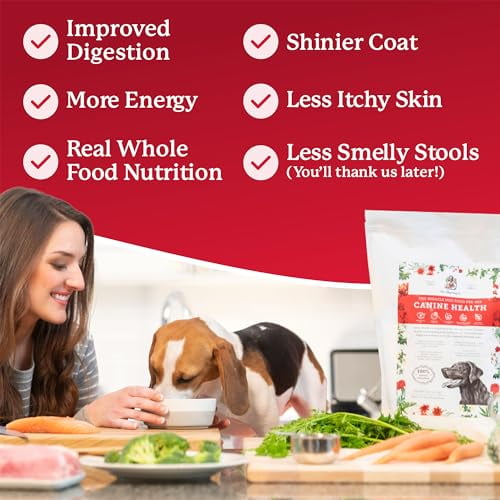 Dr. Harvey s Canine Health Miracle Dog Food Human Grade Dehydrated Base Mix for Dogs with Organic Whole Grains and Vegetables 10 Pounds Walmart