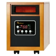 Dr. Infrared Heater DR-968 Electric 1500-Watt Portable Infrared Space Heater, Cherry