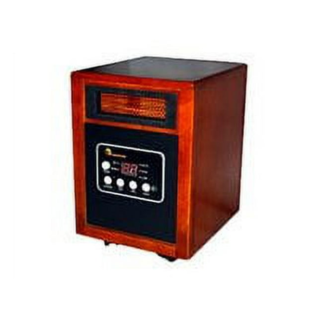 Dr. Infrared Heater DR968 Electric Portable Infrared Space Heater, 1500Watt, Cherry