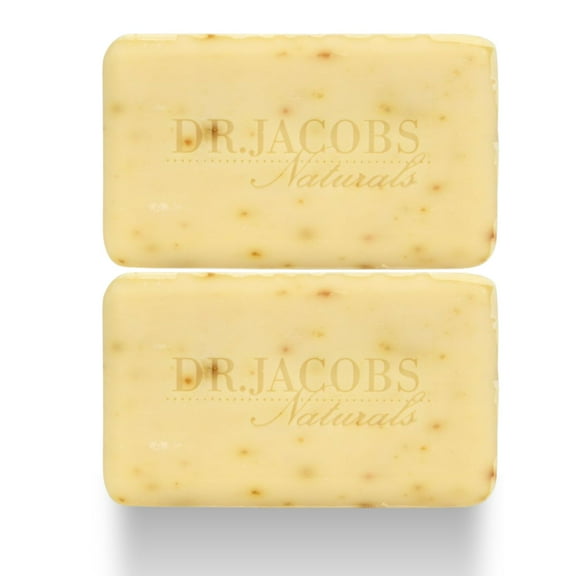 Dr Jacobs Naturals Citrus Crush Cocktail Castile Bar Soap Plant Based Vegan Soap, 5 Oz 2-Pack