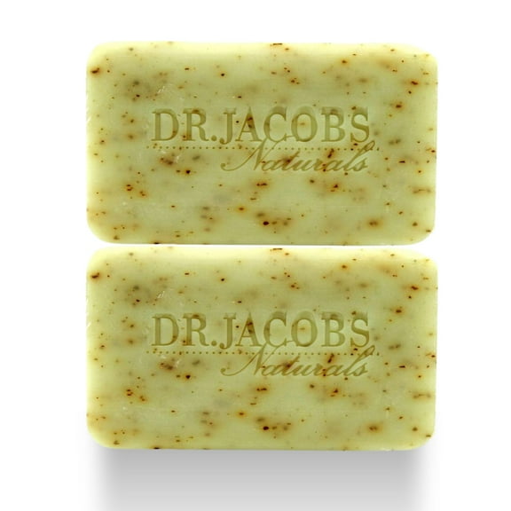 Dr Jacobs Naturals Minty Cucumber Mojito Castile Bar Soap Plant Based Vegan Soap, 5 Oz 2-Pack