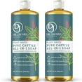 thumbnail image 1 of Dr. Jacobs Naturals Peppermint Castile Soap All-In-One Cleaner Plant-Based Formula, 32 Fl. Oz. 2-Pack, 1 of 9