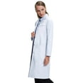 Dr. James Lab Coat for Women Multiple Pockets Classic 37 Inch (Size US0