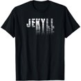 thumbnail image 1 of Dr. Jekyll Mr. Hyde Cool Graphic Text Design Halloween Shirt T-Shirt, 1 of 3