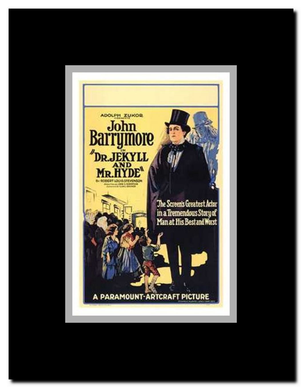 Dr Jekyll and Mr Hyde Framed Movie Poster