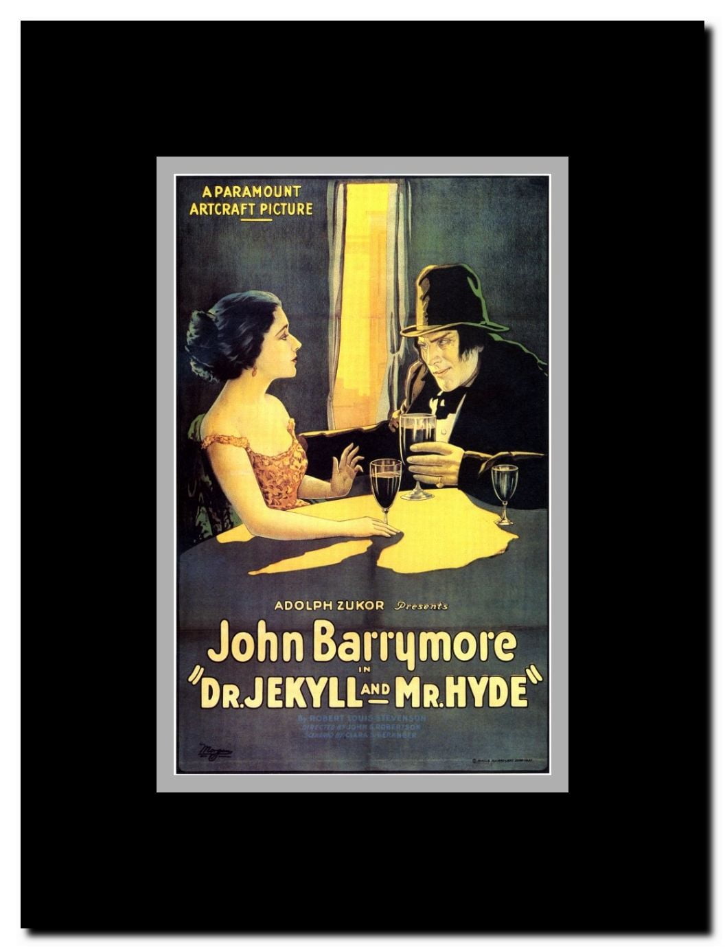 Dr. Jekyll and Mr. Hyde Framed Movie Poster