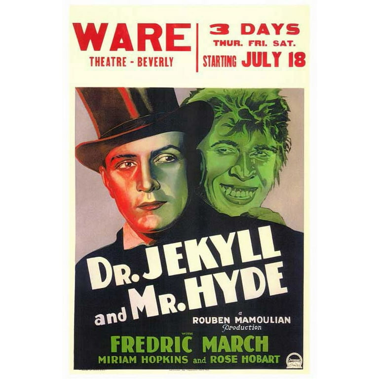Jekyll and Hyde ポスター Dr. Jekyll and Mr. Hyde - movie POSTER (Style B) (27