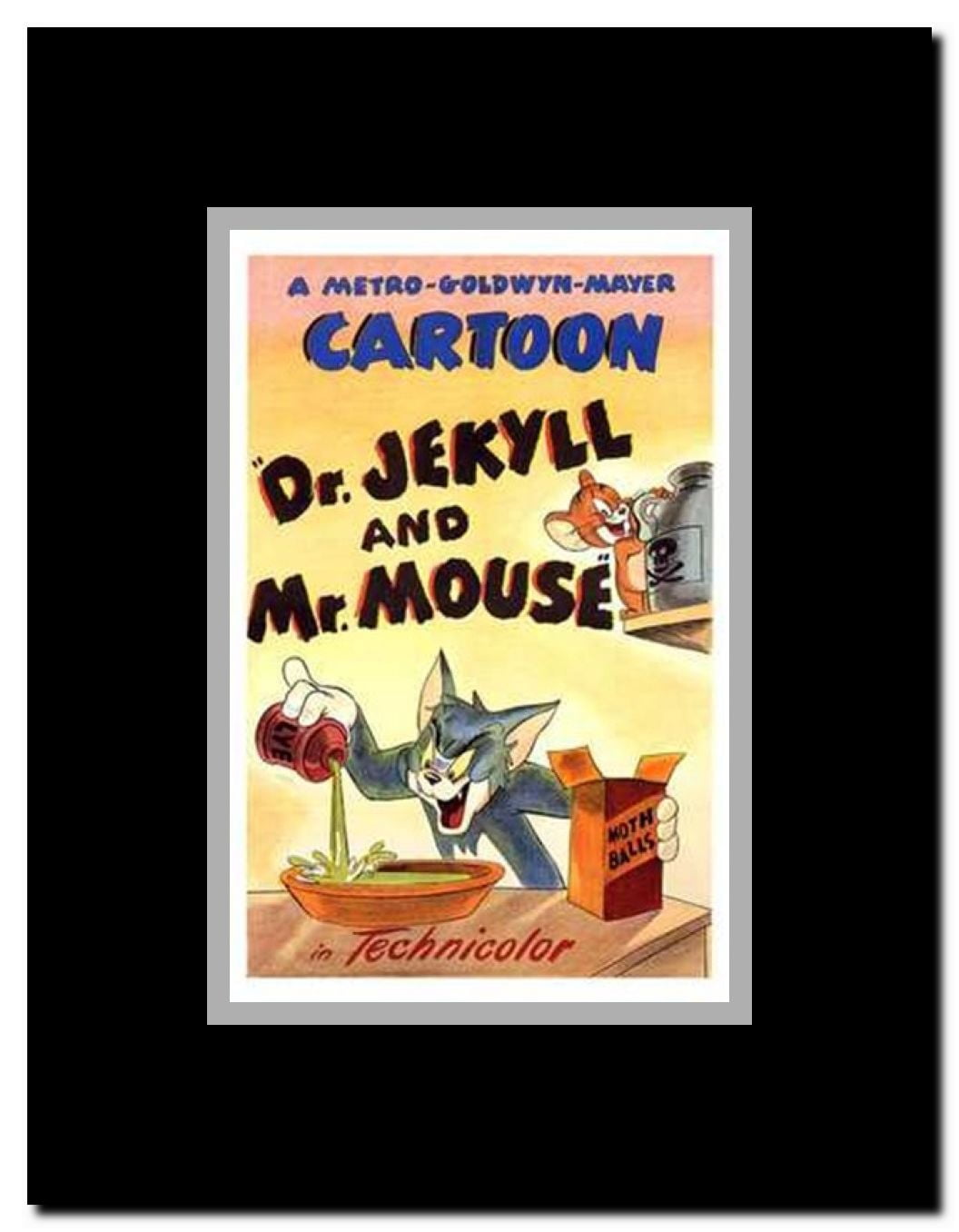 Dr Jekyll and Mr Mouse Framed Movie Poster