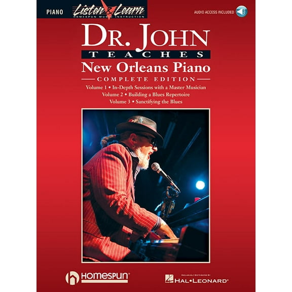 Dr. John Teaches New Orleans Piano - Complete Edition Book/Online Audio, (Paperback)