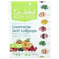 thumbnail image 1 of Dr. John's Healthy Sweets Creamsicle Swirl Lollipops, Blackberry, Blue Raspberry, Orange, Peach, & Strawberry, Sugar Free, 3.85 oz (109 g), 1 of 2
