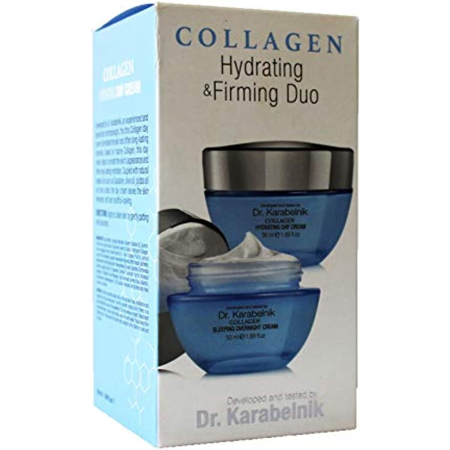 Dr. Karabelnic Collagen Hydrating and Firming Duo (Day Cream + Overnight Sleeping ream) 1.69 OZ each
