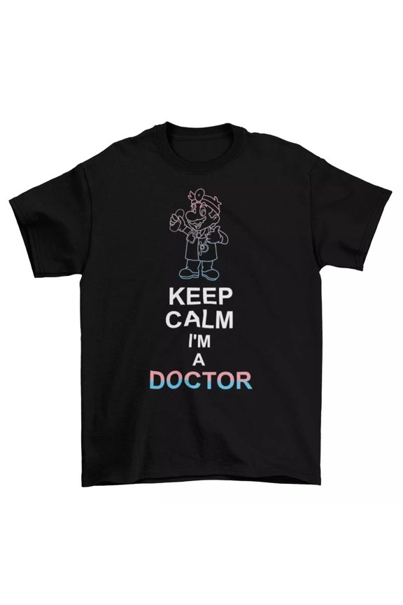 Dr Keep Calm T-Shirt Unisex Funny Hot Switch Game S-5XL