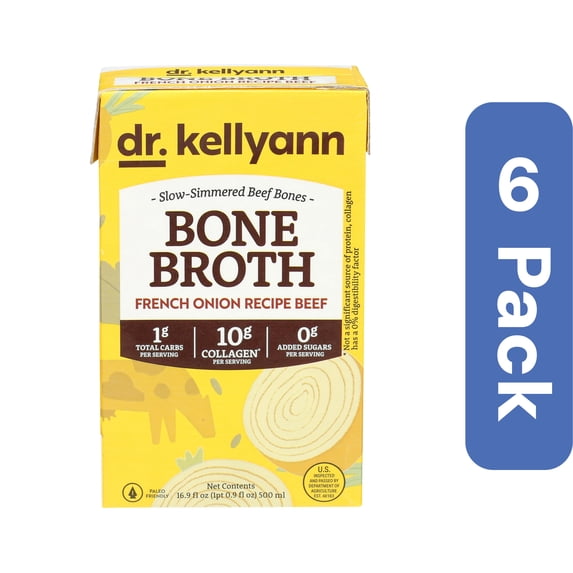 Dr. Kellyann French Onion Bone Broth 16.9 fl oz (Pack of 6)