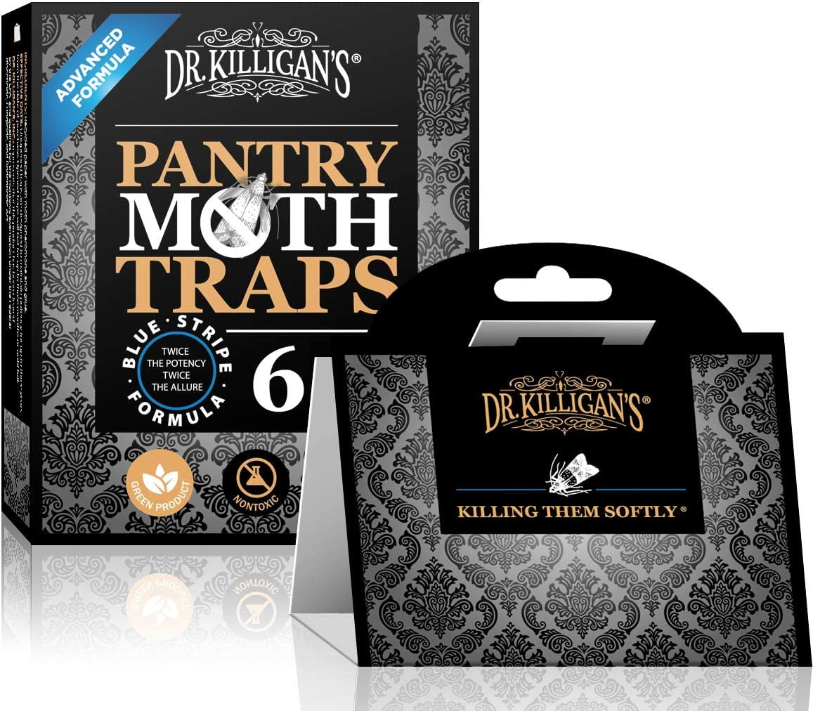 Dr. Killigan's Black Pantry Moth Traps with Pheromones, 6 Pack