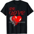 thumbnail image 1 of Dr Love MD Cute Heart Valentines Day Novelty T-Shirt, 1 of 3