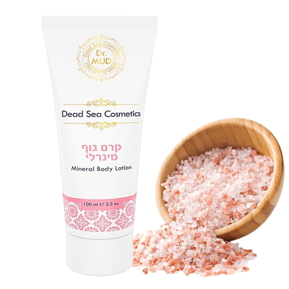 Dr. MUD Dead Sea YYF14 Cosmetics Mineral Body Lotion | Dead Sea Body Lotion with Natural Fruit Oils and Extracts, Dead Sea Salt and Minerals