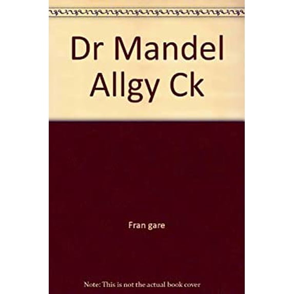 Pre-Owned Title: Dr Mandells AllergyFree Cookbook Paperback