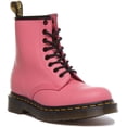 thumbnail image 1 of Dr Martens 1460 Smooth Women's Classic 8 Eyelet Lace Up Leather Boots In Pink Size 8, 1 of 6