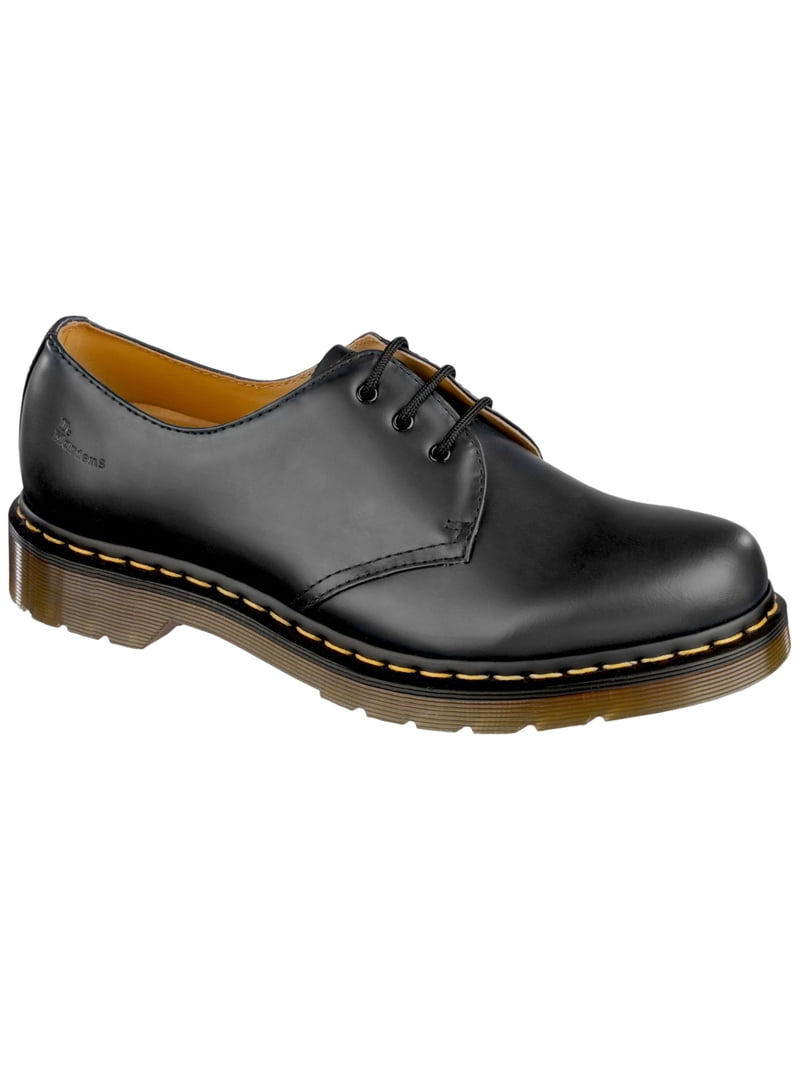 Dr. Martens Leather Oxford Shoes, 1461 3-Eye, Black, Casual, Men
