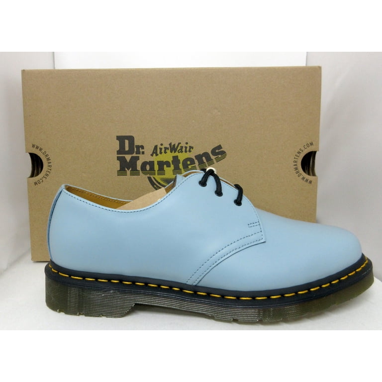Dr. Martens 1461 Smooth Leather Shoes Card Blue Smooth - US  display picture 2