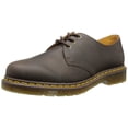 thumbnail image 1 of Dr. Martens 1461 Smooth Shoes Classic 3 Eye Lace Up Unisex - Dark Brown, 1 of 7