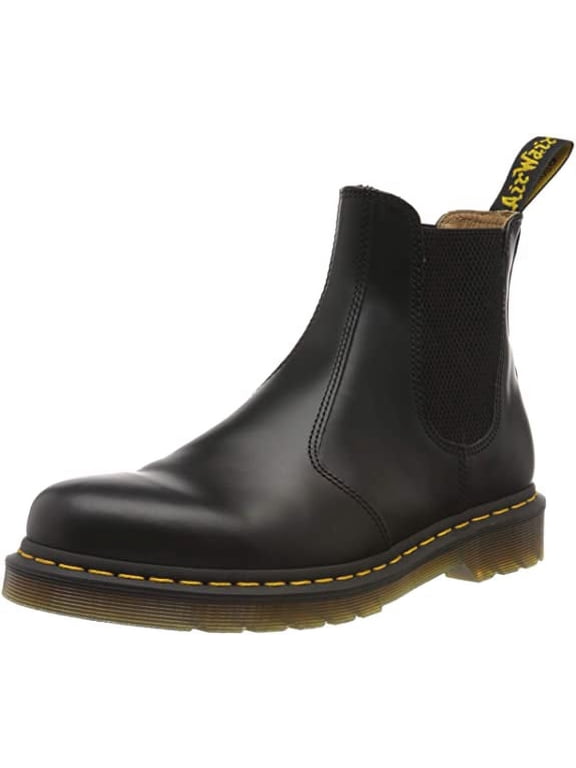 Dr Martens 2976 Chelsea Crazy Horse Unisex Shoes Size 5, Color: Black Smooth