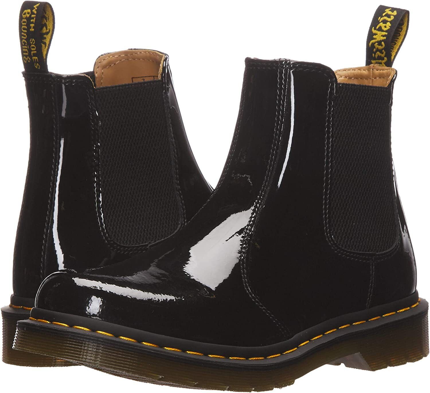 Patent chelsea boots ladies hot sale