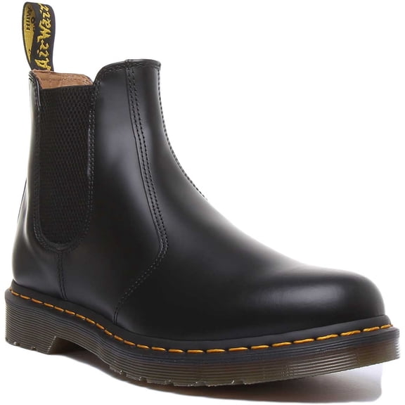 Dr. Martens Chelsea Ankle Boots - Black Smooth Black (Men's)