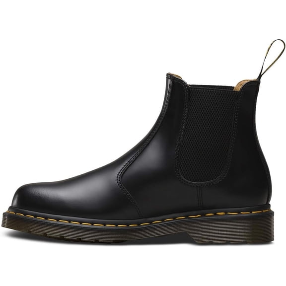 Dr Martens 2976 YS Women's Classic Leather Chelsea Boot in White Size 11