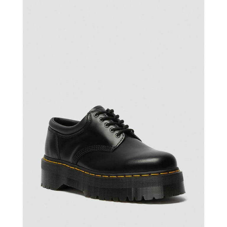 Dr Martens 8053 Leather Platform Casual Shoes Male Men Condition New Color Black Polished Smooth Size US 6 Walmart