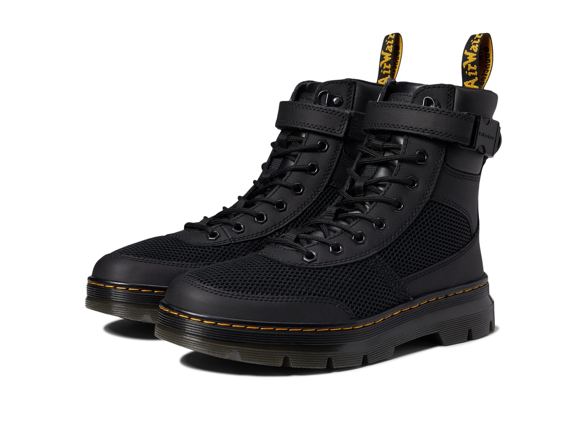 Dr. Martens Combs Tech Black Opencell Spacer Mesh Hector UK 10