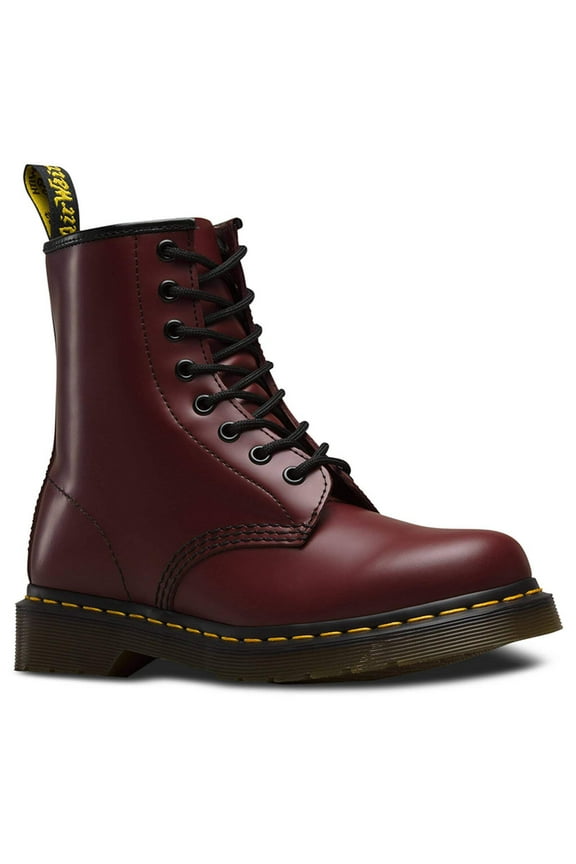 1460 8 Eye Boot Unisex Shoes Size 8, Color: Cherry Red Smooth