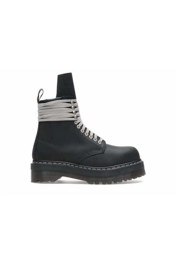 Men's 1460 DRKSHDW Quad Sole Steel Toe Boot Rick Owens Black, from StockX