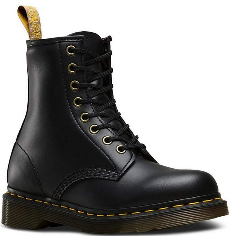 Dr. Martens Men's Vegan 1460 8-Eye Black Ankle-High Leather Dr. Martens Men's Vegan 1460 8-Eye Black Ankle-High Leather