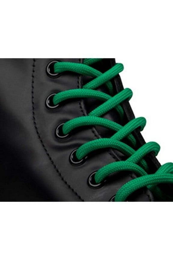 Dr. Martens Shoe Laces Round Suits 8-10 Eye Boots Doc Martins - 140cm Green