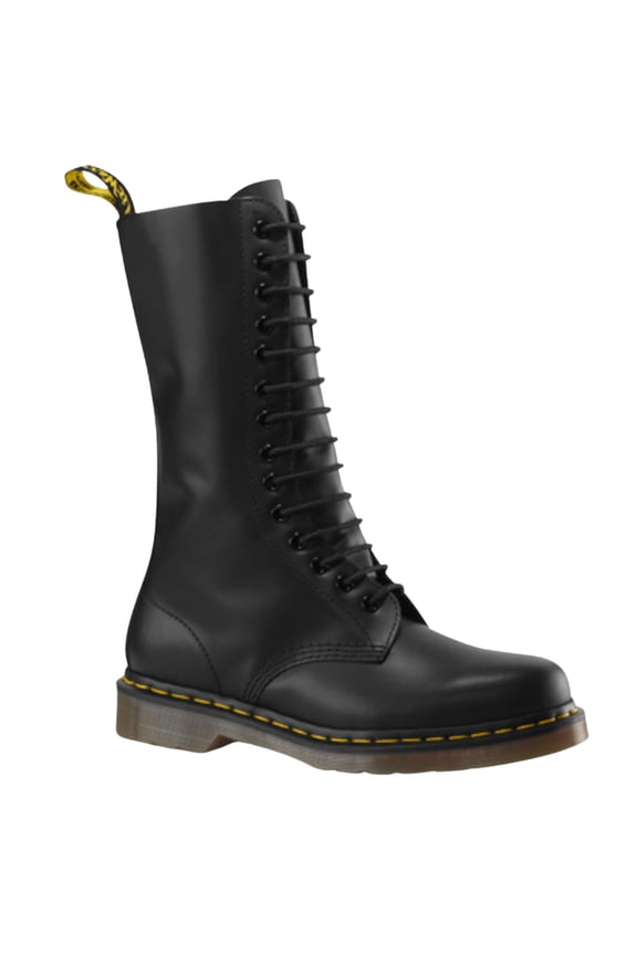 Unisex 1914 14 Eye Lace Up Genuine Smooth Leather Boots Shoes