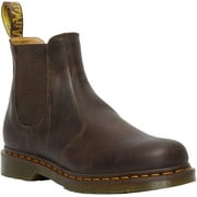 Dr. Martens Unisex-Adult Chelsea Boot 10 Women/9 Men Dark Brown Crazy Horse