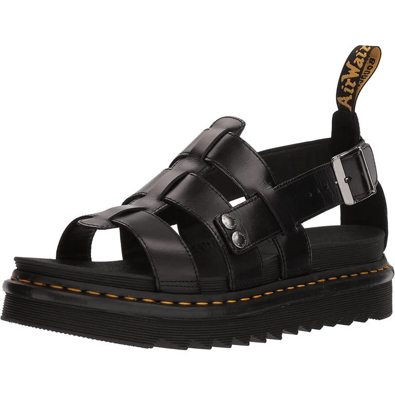 Dr. Martens Unisex-Adult Terry Charro Sandal 8-8.5 Black  display picture 2