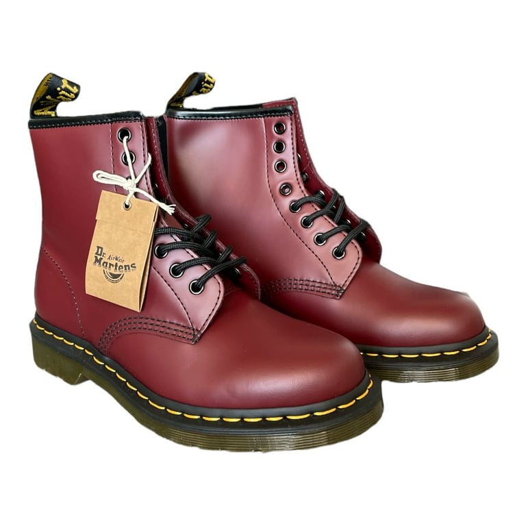 靴 Dr.Martens 8EYE BOOT Dr. Martens 1460 8-Eye Patent Boot - Big Kid - Black | Journeys